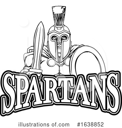 Royalty-Free (RF) Spartans Clipart Illustration by AtStockIllustration - Stock Sample #1638852