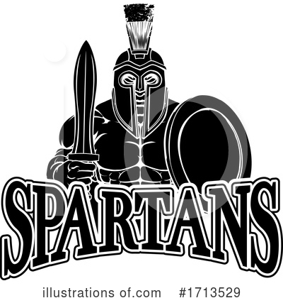 Royalty-Free (RF) Spartans Clipart Illustration by AtStockIllustration - Stock Sample #1713529