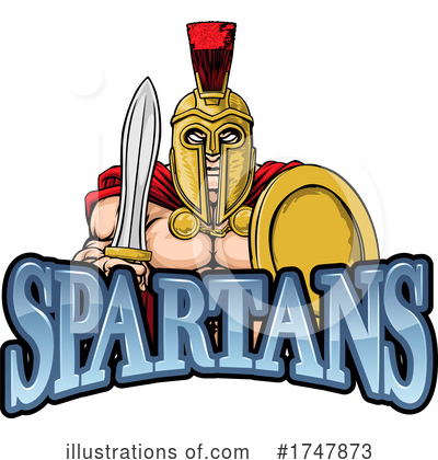 Spartans Clipart #1747873 by AtStockIllustration