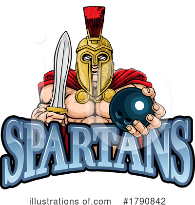 Royalty-Free (RF) Spartans Clipart Illustration by AtStockIllustration - Stock Sample #1790842