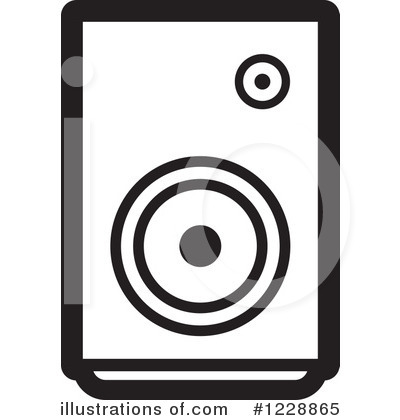 Royalty-Free (RF) Speaker Clipart Illustration by Lal Perera - Stock Sample #1228865