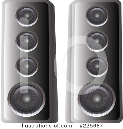 Royalty-Free (RF) Speakers Clipart Illustration by dero - Stock Sample #225687