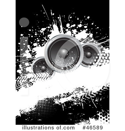 Royalty-Free (RF) Speakers Clipart Illustration by KJ Pargeter - Stock Sample #46589