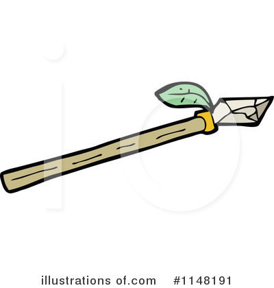 Royalty-Free (RF) Spear Clipart Illustration by lineartestpilot - Stock Sample #1148191