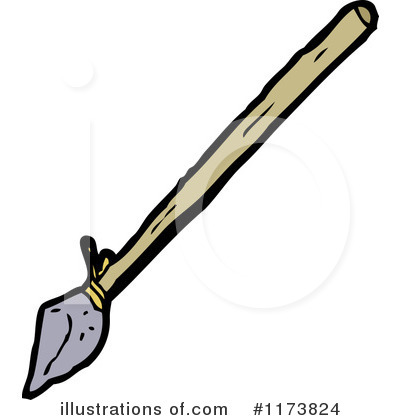 Royalty-Free (RF) Spear Clipart Illustration by lineartestpilot - Stock Sample #1173824