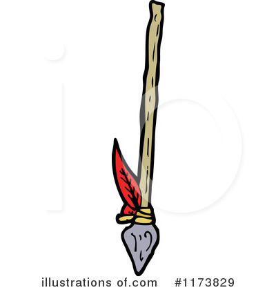 Royalty-Free (RF) Spear Clipart Illustration by lineartestpilot - Stock Sample #1173829
