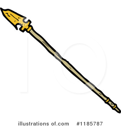 Royalty-Free (RF) Spear Clipart Illustration by lineartestpilot - Stock Sample #1185787