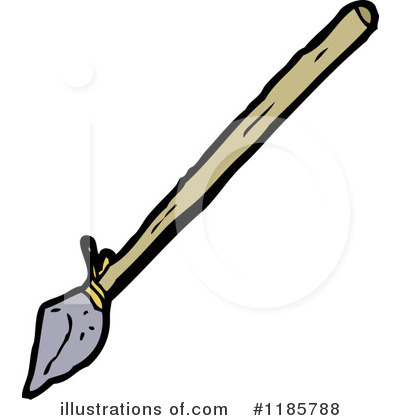 Royalty-Free (RF) Spear Clipart Illustration by lineartestpilot - Stock Sample #1185788
