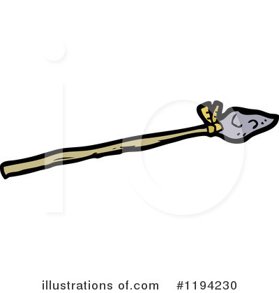 Royalty-Free (RF) Spear Clipart Illustration by lineartestpilot - Stock Sample #1194230