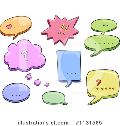 Thought Balloons Clipart #1131585 by BNP Design Studio