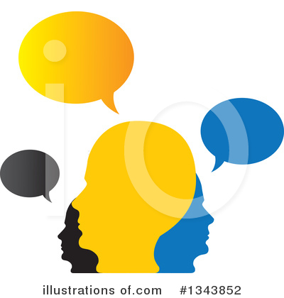Royalty-Free (RF) Speech Balloon Clipart Illustration by ColorMagic - Stock Sample #1343852
