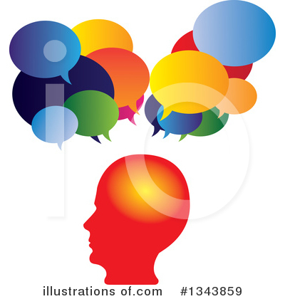 Royalty-Free (RF) Speech Balloon Clipart Illustration by ColorMagic - Stock Sample #1343859