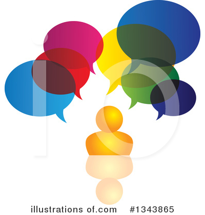 Royalty-Free (RF) Speech Balloon Clipart Illustration by ColorMagic - Stock Sample #1343865