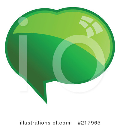 Royalty-Free (RF) Speech Balloon Clipart Illustration by KJ Pargeter - Stock Sample #217965