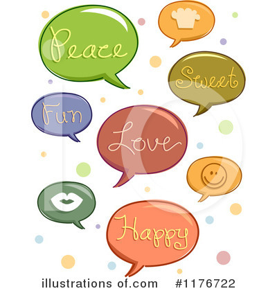 Royalty-Free (RF) Speech Balloons Clipart Illustration by BNP Design Studio - Stock Sample #1176722