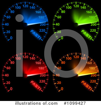 Royalty-Free (RF) Speedometer Clipart Illustration by dero - Stock Sample #1099427