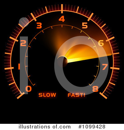 Royalty-Free (RF) Speedometer Clipart Illustration by dero - Stock Sample #1099428