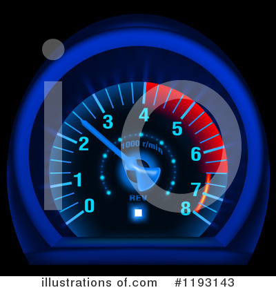 Royalty-Free (RF) Speedometer Clipart Illustration by dero - Stock Sample #1193143