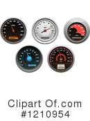 Speedometer Clipart #1210954 by Vector Tradition SM