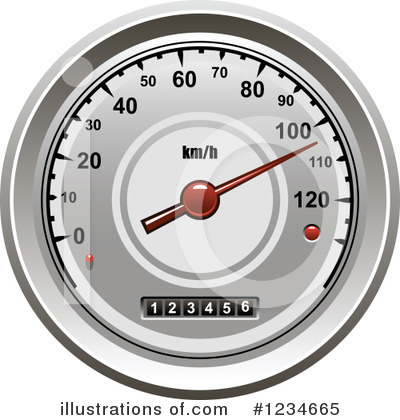 Royalty-Free (RF) Speedometer Clipart Illustration by Vector Tradition SM - Stock Sample #1234665