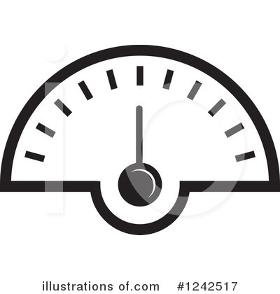 Royalty-Free (RF) Speedometer Clipart Illustration by Lal Perera - Stock Sample #1242517