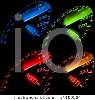 Royalty-Free (RF) Speedometers Clipart Illustration by dero - Stock Sample #1100504