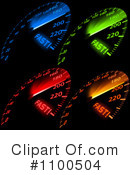 Speedometers Clipart #1100504 by dero