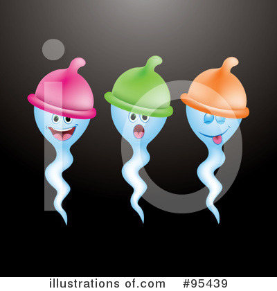 Royalty-Free (RF) Sperm Clipart Illustration by Eugene - Stock Sample #95439