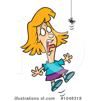 Royalty-Free (RF) Spider Clipart Illustration by toonaday - Stock Sample #1048318