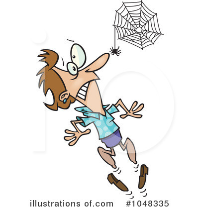 Royalty-Free (RF) Spider Clipart Illustration by toonaday - Stock Sample #1048335