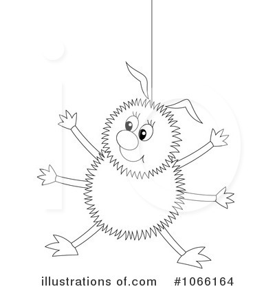 Royalty-Free (RF) Spider Clipart Illustration by Alex Bannykh - Stock Sample #1066164