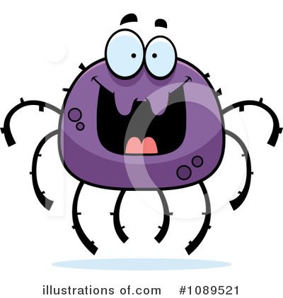 Royalty-Free (RF) Spider Clipart Illustration by Cory Thoman - Stock Sample #1089521