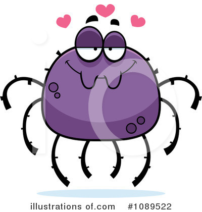 Royalty-Free (RF) Spider Clipart Illustration by Cory Thoman - Stock Sample #1089522