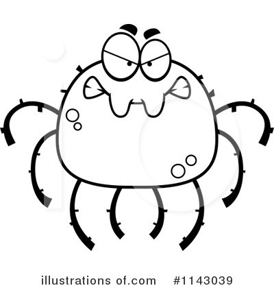 Royalty-Free (RF) Spider Clipart Illustration by Cory Thoman - Stock Sample #1143039