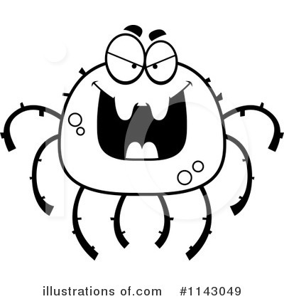 Royalty-Free (RF) Spider Clipart Illustration by Cory Thoman - Stock Sample #1143049