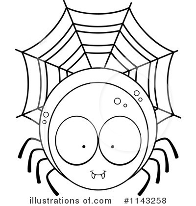 Royalty-Free (RF) Spider Clipart Illustration by Cory Thoman - Stock Sample #1143258