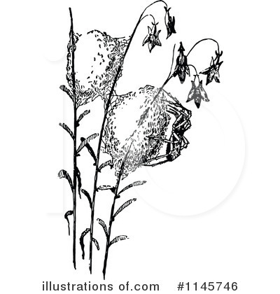 Royalty-Free (RF) Spider Clipart Illustration by Prawny Vintage - Stock Sample #1145746