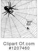 Spider Clipart #1207460 by Prawny Vintage