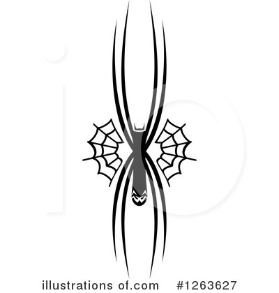 Royalty-Free (RF) Spider Clipart Illustration by Vector Tradition SM - Stock Sample #1263627
