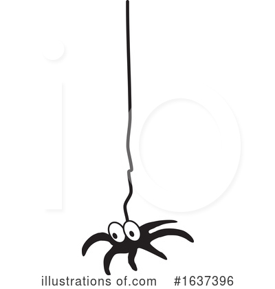 Royalty-Free (RF) Spider Clipart Illustration by Johnny Sajem - Stock Sample #1637396