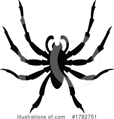 Royalty-Free (RF) Spider Clipart Illustration by Any Vector - Stock Sample #1782751