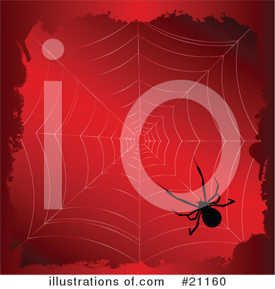 Royalty-Free (RF) Spider Clipart Illustration by elaineitalia - Stock Sample #21160