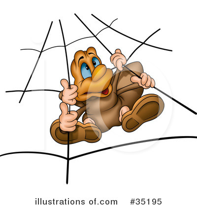 Royalty-Free (RF) Spider Clipart Illustration by dero - Stock Sample #35195