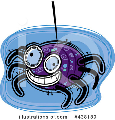 Royalty-Free (RF) Spider Clipart Illustration by Cory Thoman - Stock Sample #438189