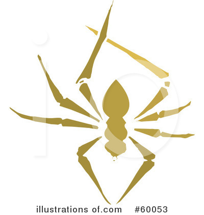 Royalty-Free (RF) Spider Clipart Illustration by xunantunich - Stock Sample #60053