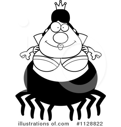 Royalty-Free (RF) Spider Queen Clipart Illustration by Cory Thoman - Stock Sample #1128822