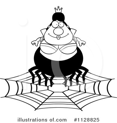 Royalty-Free (RF) Spider Queen Clipart Illustration by Cory Thoman - Stock Sample #1128825