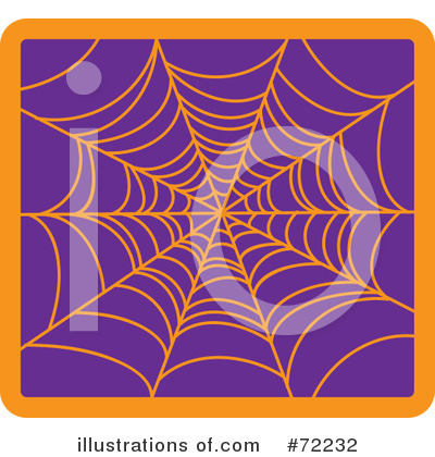 Royalty-Free (RF) Spider Web Clipart Illustration by Rosie Piter - Stock Sample #72232