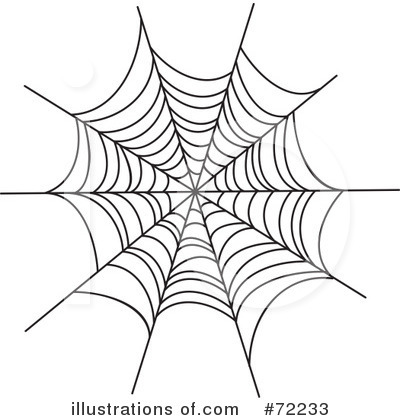 Royalty-Free (RF) Spider Web Clipart Illustration by Rosie Piter - Stock Sample #72233