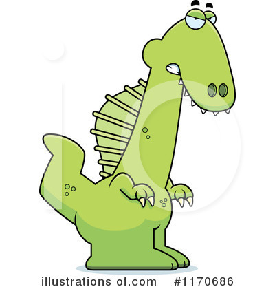 Royalty-Free (RF) Spinosaurus Clipart Illustration by Cory Thoman - Stock Sample #1170686